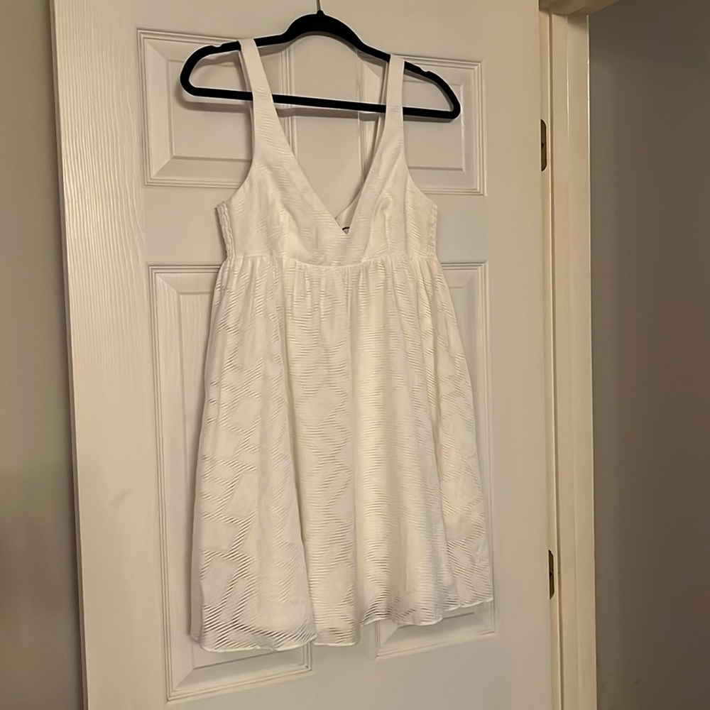 White Dress - Graduation Dress - Rehearsal Dinner Dress